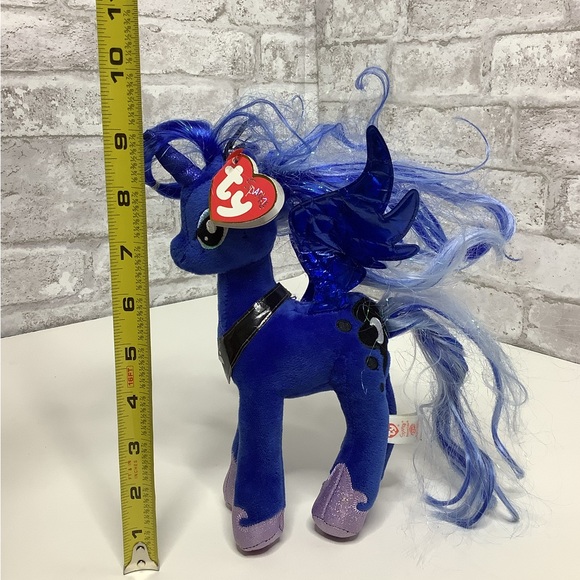 My Little Pony TY Princess Luna 9” Plush Unicorn Sparkle NWT Stuffed Animal - Picture 7 of 8